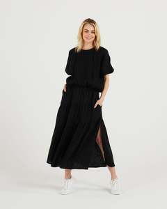 Summer Skirts: Imogen Skirt (black)