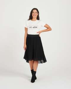 Summer Skirts: Poppy Skirt - Black