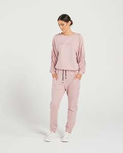 Pants: Relax Pant - Dusky Pink