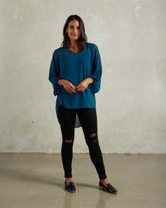 Chiffon Essentials: Maison Blouse (Mallard)