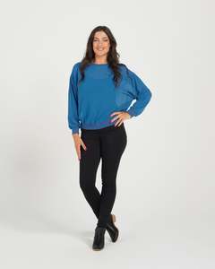 Chiffon Essentials: Blake Top - Petrel
