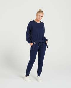 Luxe Lounge By Et Alia: Shepherd Sweat - Navy