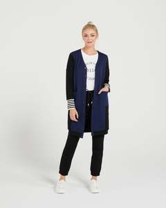 Luxe Lounge By Et Alia: Theory Cardi - Navy/Black