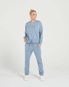 Luxe Lounge By Et Alia: Study Sweat - Dusky Blue