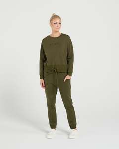 Luxe Lounge By Et Alia: Study Sweat - Olive