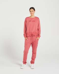 Luxe Lounge By Et Alia: Study Sweat - Dark Rose