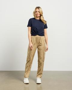 Spring Summer 22: Twist Rib Tee (ink)