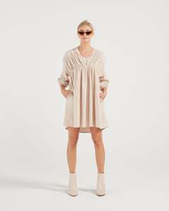 Maya Dress (biscotti)