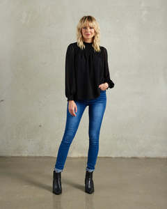 Winter 2023: Enrica Top (Black)