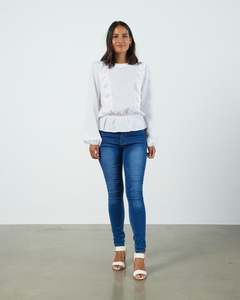 Spring Summer 2023: Savannah Top - White Mix