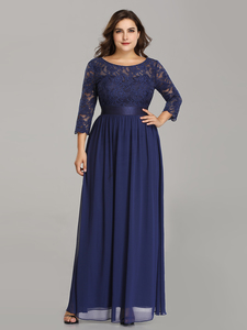 Ball Gowns – Etcetera Bridal: Elegant Empire Waist EFEP07412 Navy