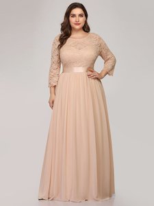 Elegant Empire Waist EP07412 Blush