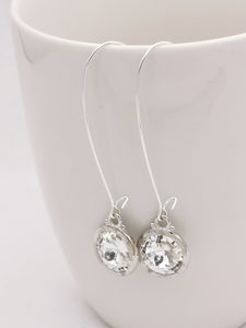 Silver clear 12mm round EWWL005