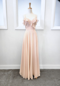 Floaty off shoulder spag strap JBQQ18312 Pink