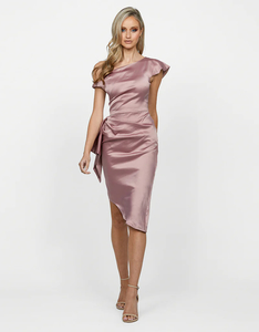 Fashion – Etcetera Bridal: Tully Twisted Gown – Blush