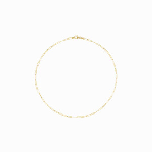 The Fine Paperclip Chain -14K