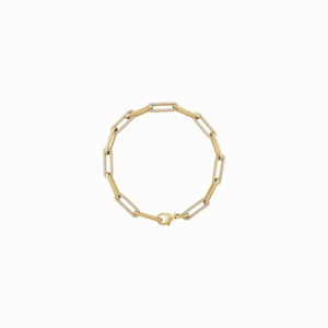 Bracelet: The Diamond Link Bracelet -14K