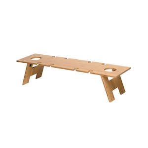Engraved Foldable/Packable Bamboo Table