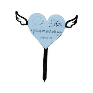 Personalised Engraved Garden Memorial For Pets - Small