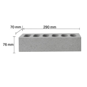 Products: Hill Sand Etera: Versatile Slate Grey Bricks 290 70 76mm