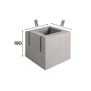 20.44 Knock-In Bond Beam Block Reinforced Masonry NZ