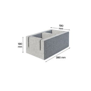 Products: Bond Beam Knock-In Block 20.14 Reinforced Masonry Beam