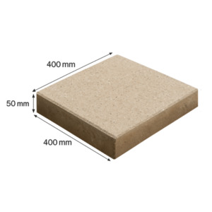 Brown 400×400×50 concrete walkpath paver Concrete Pavers