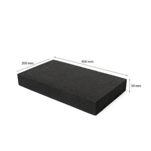 Products: Rock black 400×200×50 concrete paver Concrete Pavers NZ