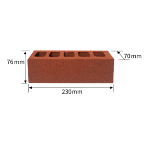 Products: 230 series red brick Etera locally made