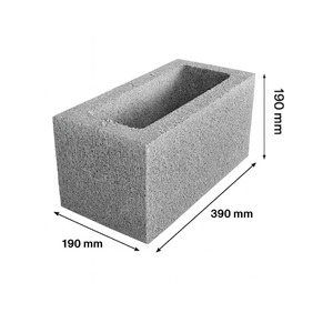 Products: Column Concrete Block NZ 20.30 Standard Reinforced Block