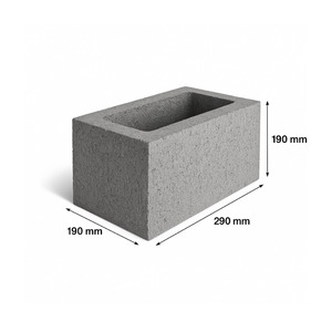 Products: Three Quarter Concrete Block NZ 20.19 Closing & Return
