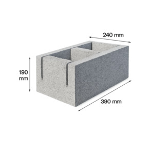 Products: 25.14 Knock-In Bond Beam Block Reinforced Masonry NZ