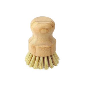 Bamboo scrub brush