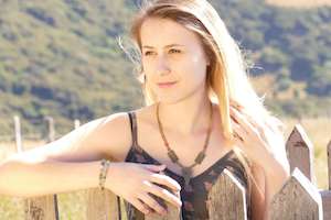 Products: Exotic Elegance Jade Necklace Ethical Trade New Zealand