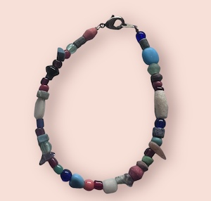 Products: Timeless Tranquility Mixed Beads Jade Bracelet Ethical Trade New Zealand