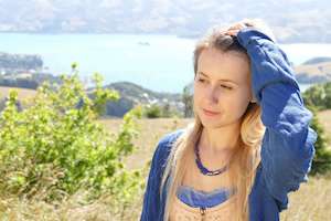 Products: Lapis Lazuli Necklace Ethical Trade New Zealand