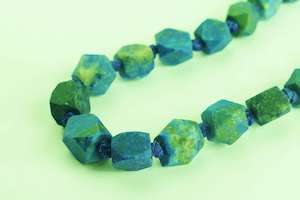 Hexagonal Lapis Lazuli Necklace Ethical Trade New Zealand