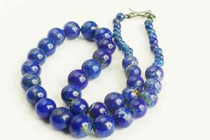 Products: Celestial Harmony: Lapis Lazuli Necklace Ethical Trade New Zealand