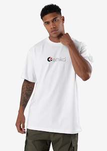 Mens Apparel: Mens Ethika Logo Tee - White