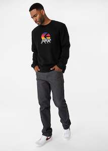 Mens I Of The Tiger Crew Neck Fleece - Black