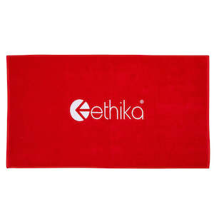 Mens Accessories: Logo Beach Towel - Red