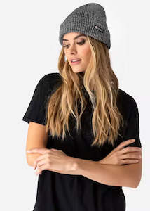 Mens Hats Beanies: Thermal Knit Beanie Heather Grey