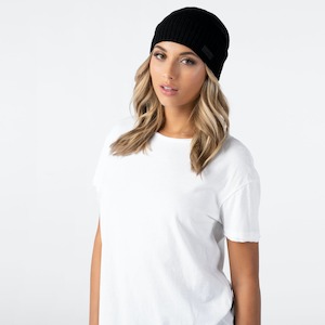 Mens Hats Beanies: Czar Beanie - Black