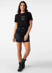 Womens Apparel: Womens Ethika Poetry Tee - Black