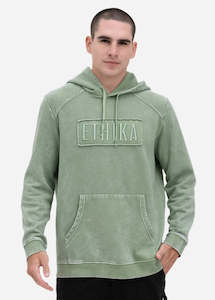 Mens Apparel: Mens Hoodie - Stonewash Sage