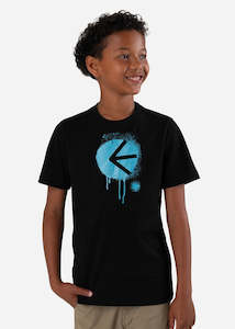 Boys Apparel: Boys Stencil Tee - Black