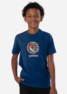 Boys Apparel: Boys Snaked Tee Navy