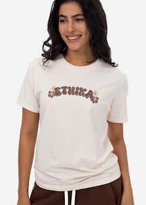 Womens Apparel: Womens Island League Fitted Crew Tee