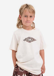 Boys Apparel: Boys Aloha Taupe Tee