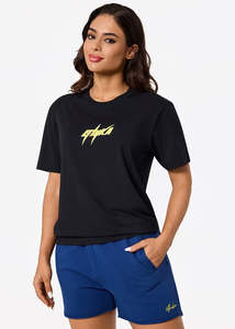 New Releases: Womens Bolt Midnight Fitted Crew Tee